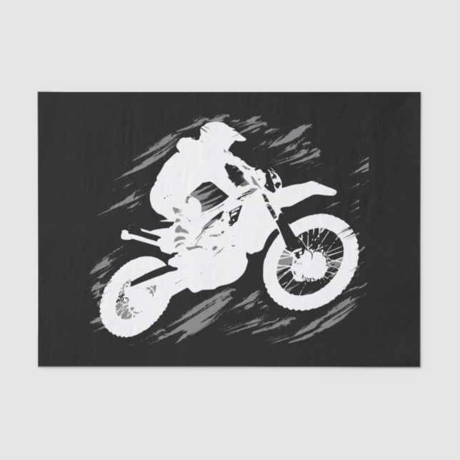 Papel De Seda Motocross Competitive Esporte Motocycle Racing (Frente )