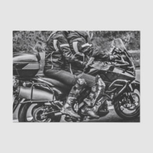 Papel De Seda Motorcycle Riders em Highway