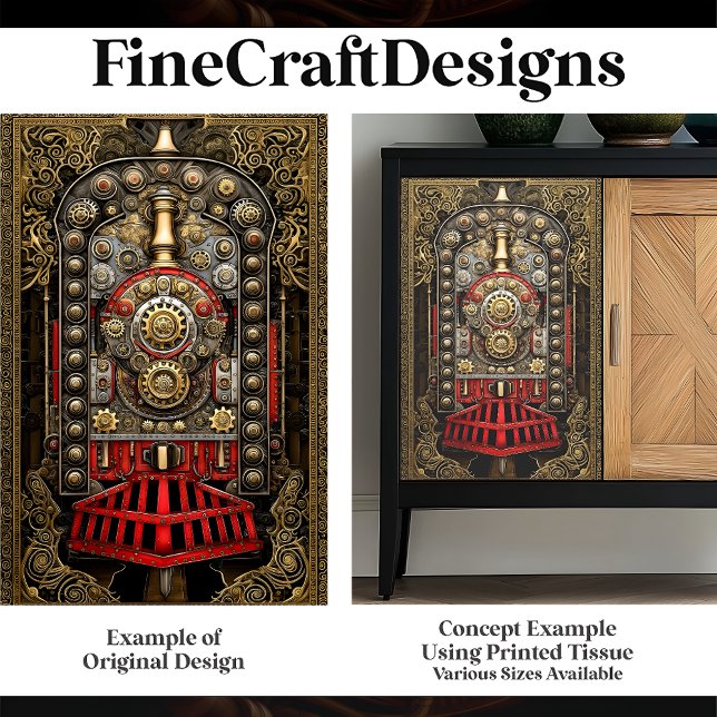 Papel De Seda Motores de Trem Vitorianos a Steampunk G8 (Criador carregado)