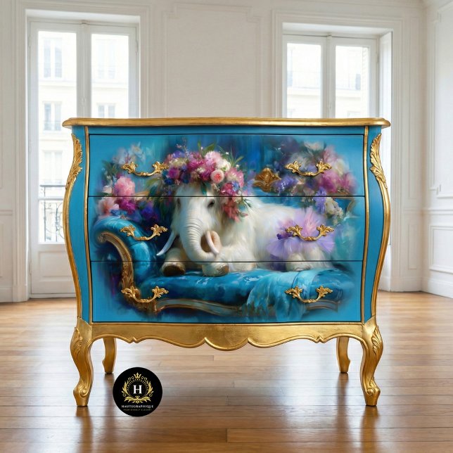 Papel De Seda Móveis de Berçário de Elefante Bebê Decoupage (Criador carregado)