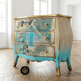 Papel De Seda Móveis de Decoupage Rústico Vintage Envelhecido