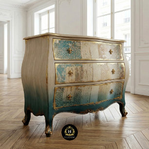 Papel De Seda Móveis Decoupage com Textura Rústica Vintage