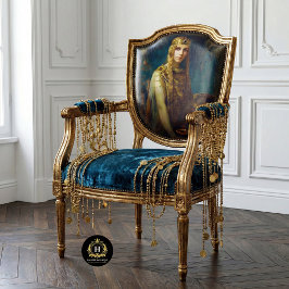 Papel De Seda Móveis Decoupage Rainha Medieval Vintage