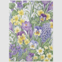 Móveis Florais Únicos em Aquarela Decoupage