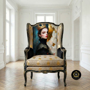 Papel De Seda Móveis Regal Escuridão Rainha Decoupagem