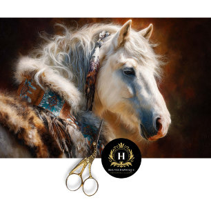 Papel De Seda Móveis Western Decoupage Cavalo Branco