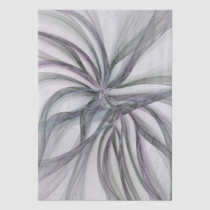 Papel De Seda Movimentos de Filigrana Moderno Abstrato Fractal G