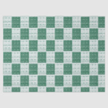 Mudcloth Verde e Branco Moderno Inspirado na Áfric
