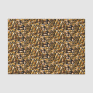 Papel De Seda Muitas Abelhas de Mel