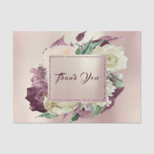 Papel De Seda Muito Obrigado A Nomear Rosas Marsala Wreath Ivory