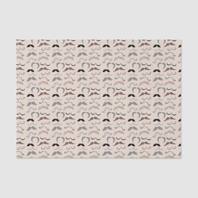 Papel De Seda Muitos bigodes (Frente )