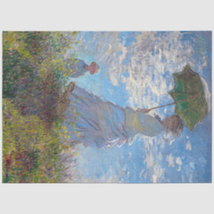 Papel De Seda Mulher com Parasol, Monet