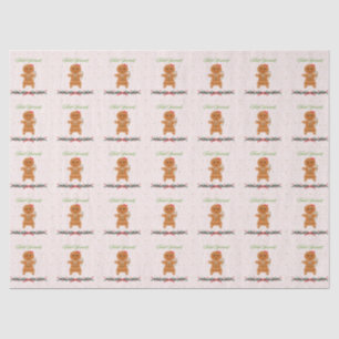 Papel De Seda Mulher do Pão-de-Pão de Natal