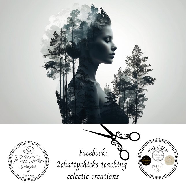 Papel De Seda Mulher Sobre Desocupação Florestal Exposta (Criador carregado)