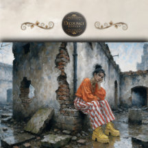 Mulher Urbana Ousada Decoupage Listras Brancas Ver