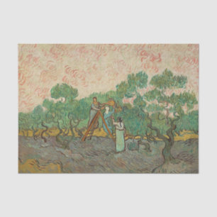 Papel De Seda Mulheres Escolhendo Azeitonas, Van Gogh
