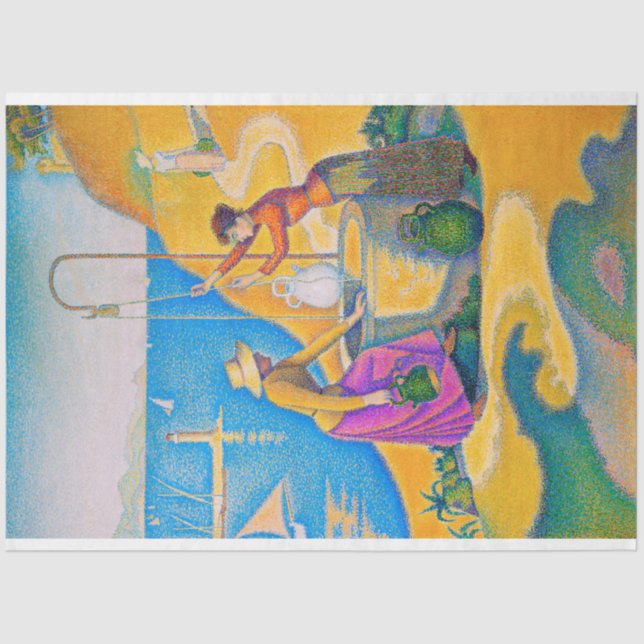 Papel De Seda Mulheres no poço, Sinac (Frente )