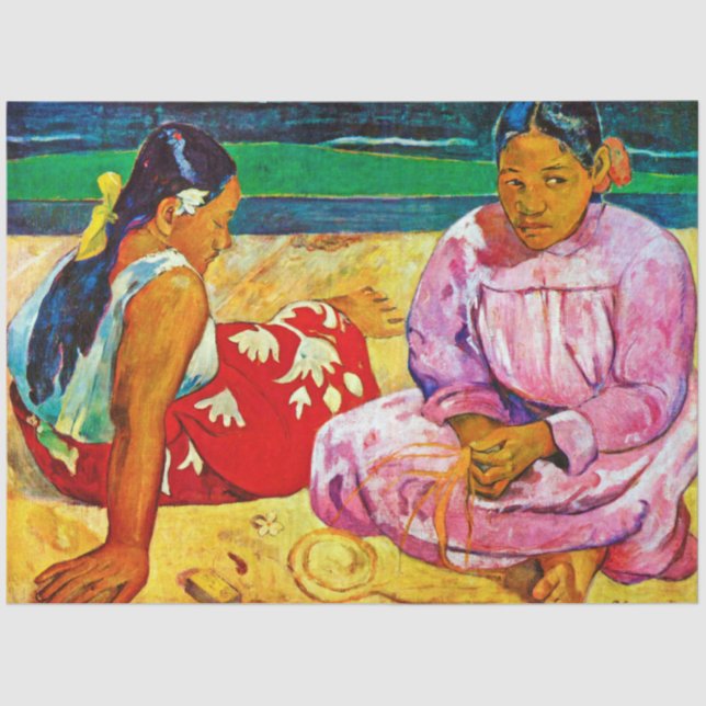 Papel De Seda Mulheres Taitianas, Gauguin (Frente )