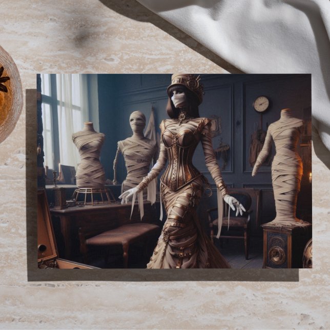 Papel De Seda Múmia Rainha Steampunk Vitoriana Gótica Decoupage (Criador carregado)