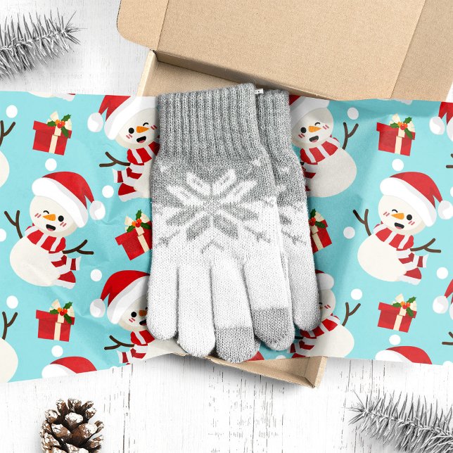 Papel De Seda Mundo de Inverno do Boneco de Neve (Criador carregado)