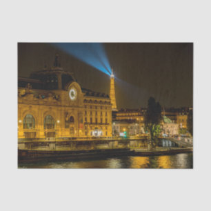 Papel De Seda Musée d'Orsay em Paris à noite