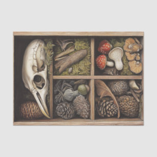 Papel De Seda Mushroom Goblincore Witchy