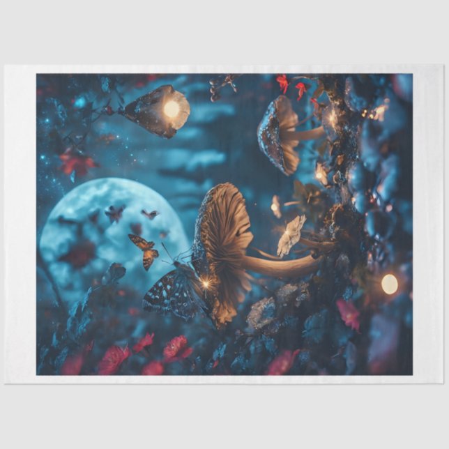 Papel De Seda Mushroom Moth (Frente )