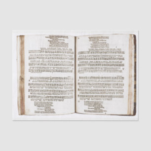 Papel De Seda Música da Rainha Bee Renascentista para a Desnutaç