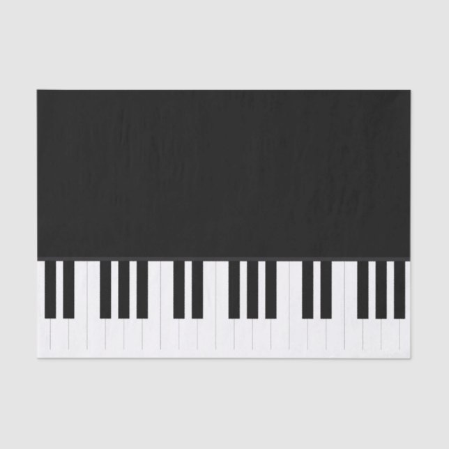 PAPEL DE SEDA MÚSICA DO PIANO (Frente )