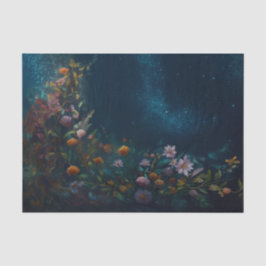 Papel De Seda Mysterious Twilight, Moth Floral Companion 