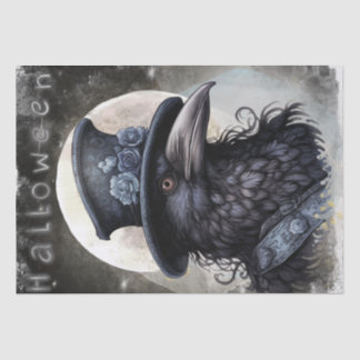 Papel De Seda Mystical Black Raven
