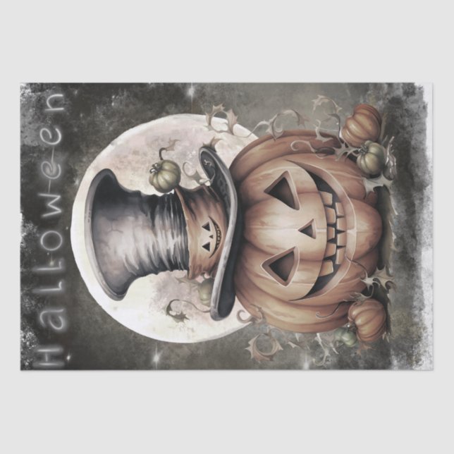 Papel De Seda Mystical Pumpkin (Frente )