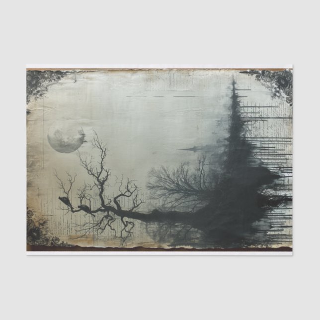 Papel De Seda Na borda da água (Frente )