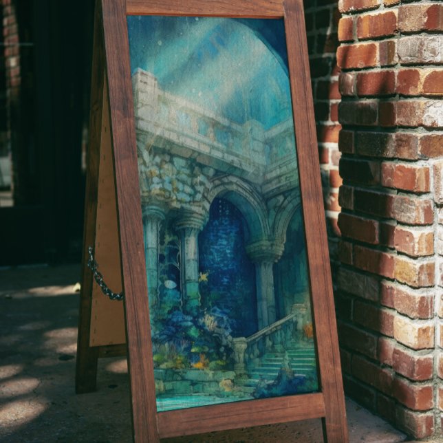 Papel De Seda Na Decoupage do Chão do Oceano (Criador carregado)