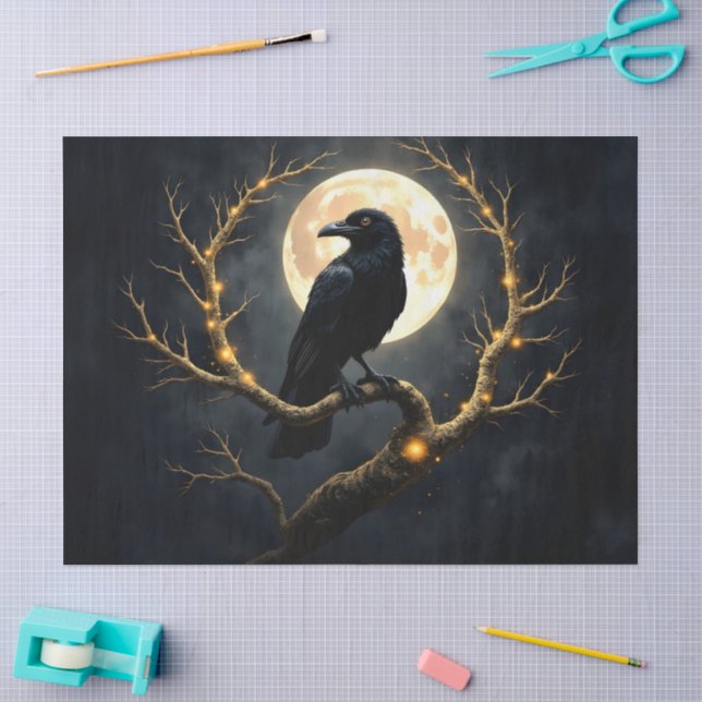Papel De Seda Na Escuridão da Noite – O Silêncio da Lua (Arte )