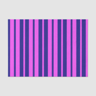 Papel De Seda Na moda azul roxo Design de padrão de faixa