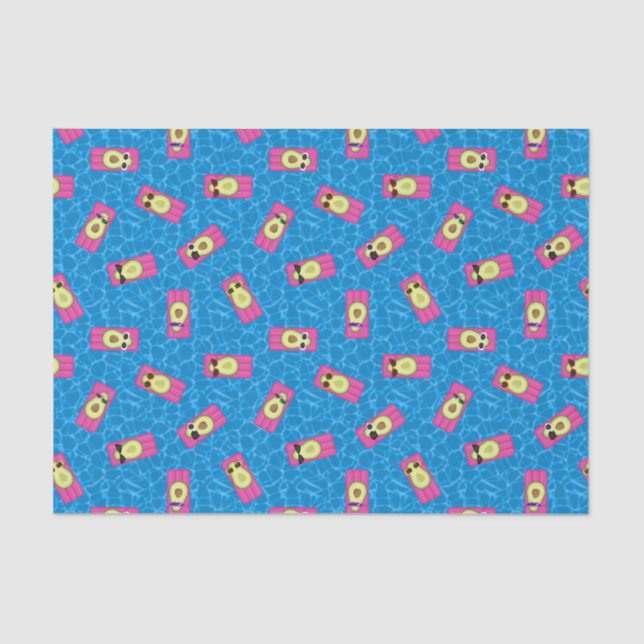 Papel De Seda Na moda de abacates (Frente )