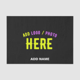 PAPEL DE SEDA NA MODA MODERNO PERSONALIZÁVEL NEGRO VERIFICADO CO