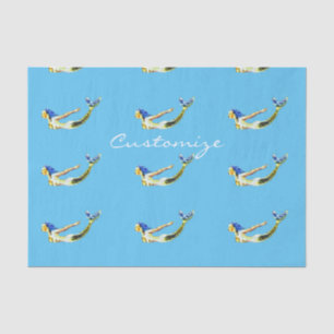 Papel De Seda Nadar Sereia Thunder_Cove