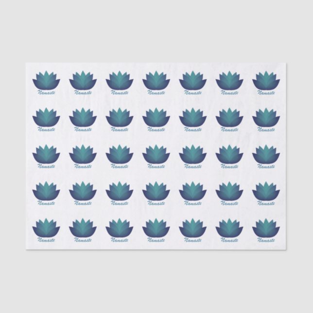 Papel De Seda Namaste Lotus Flower (Frente )