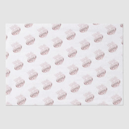 Papel De Seda Namorados metálico rosa dourado coração amor bran