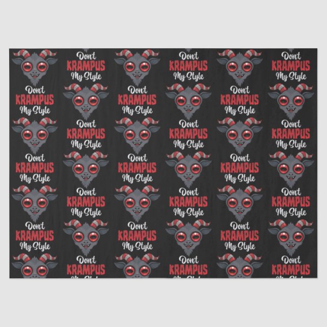 Papel De Seda Não Krampus Meu Estilo (Frente )