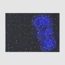 natações do cavalo de mar nas luzes