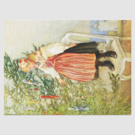 Papel De Seda Natais vintages Carl Larsson sueco