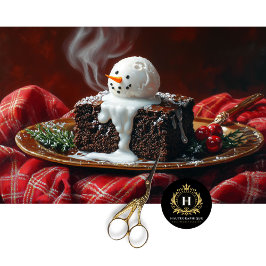 Papel De Seda Natais vintages Cena Navegar Desligar