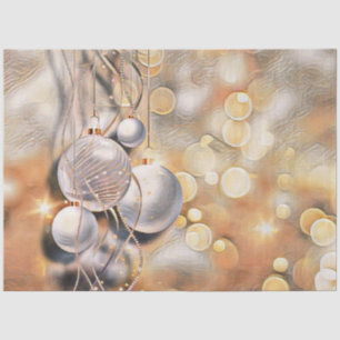 Papel De Seda Natais vintages Decorações Ornamentos