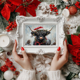 Papel De Seda Natais vintages - Dissociação de Vaca do Highland