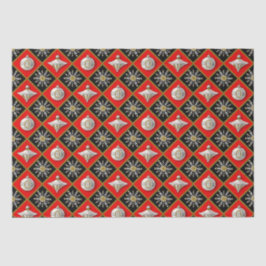 Papel De Seda Natais vintages Harlequin Pattern