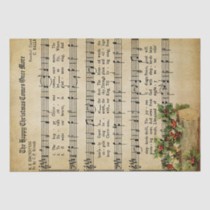Papel De Seda natais vintages Música