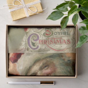 Papel De Seda Natais vintages, Retrato do Pai Natal Vitoriano